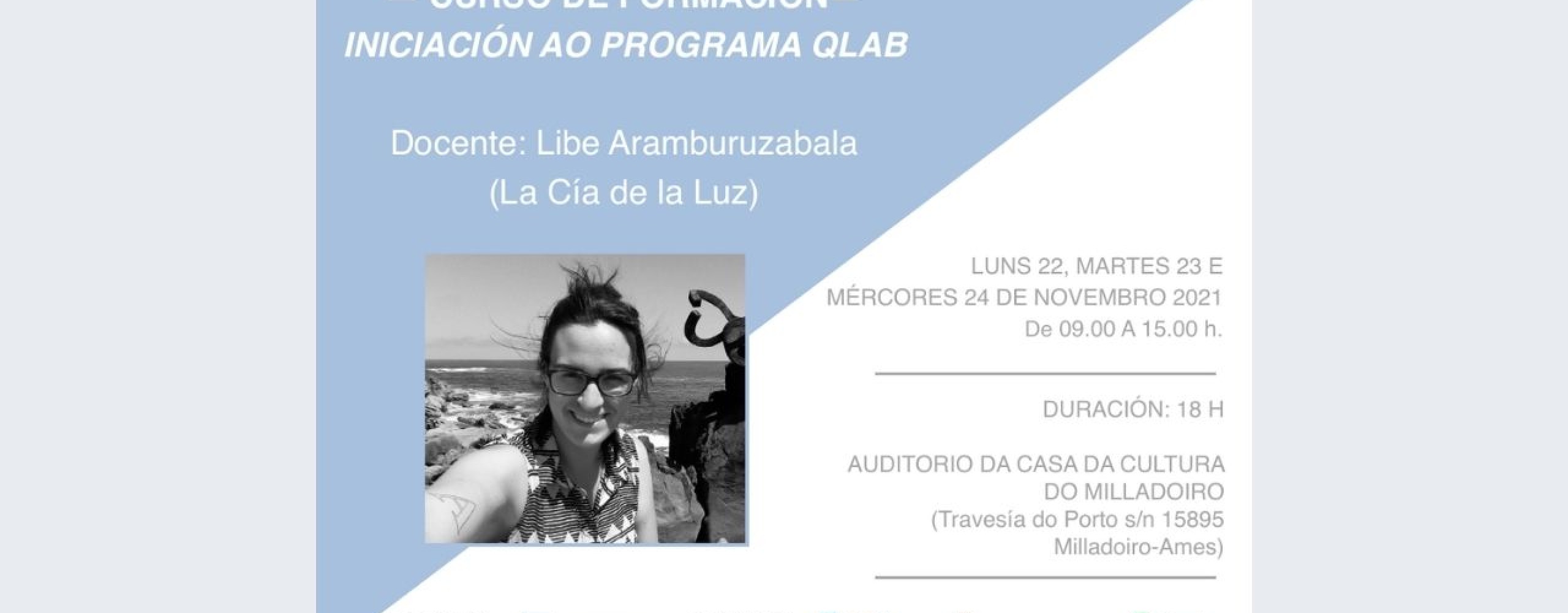 Escena Galega remata a súa oferta formativa anual cun curso de Qlab