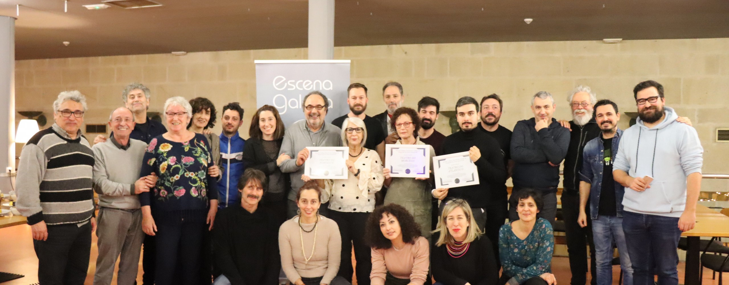 Teatro do Atlántico, Teatro do Noroeste e Teatro do Morcego, novas socias de honra de Escena Galega